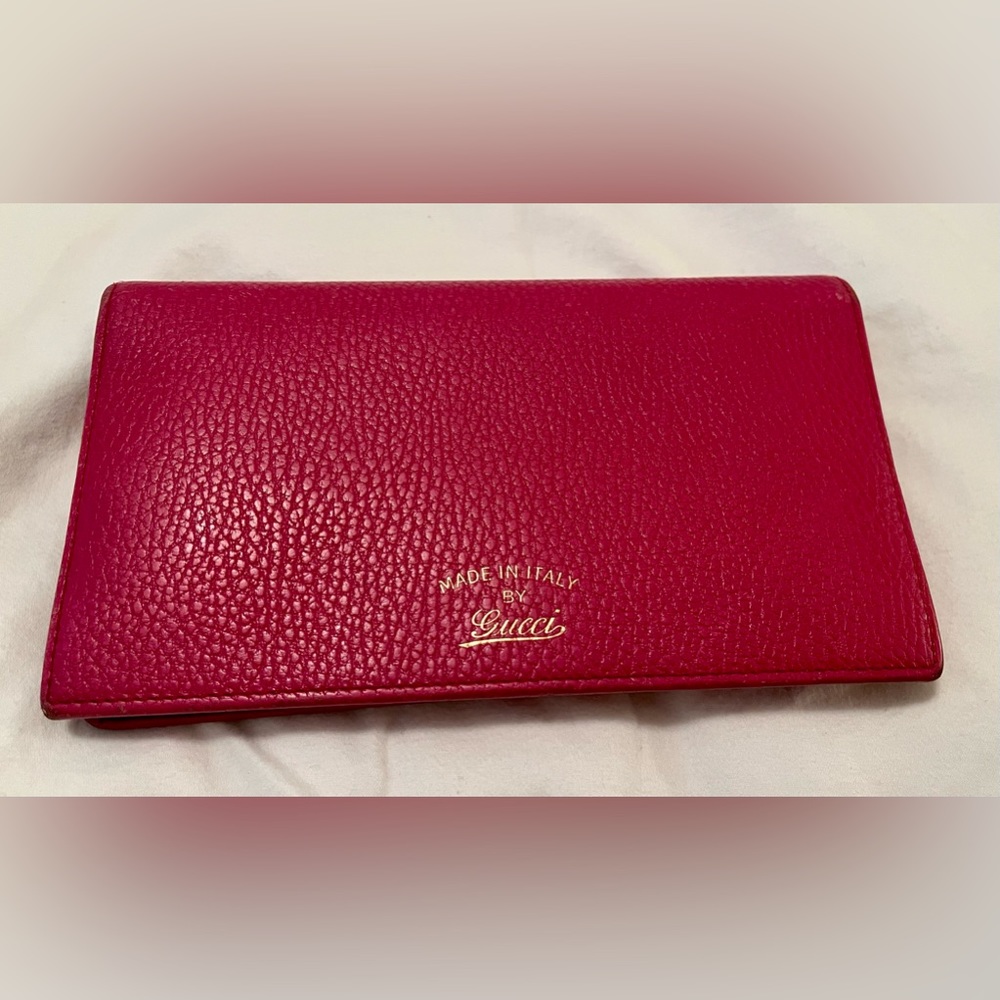 Gucci Wallet, Fuschia Pink